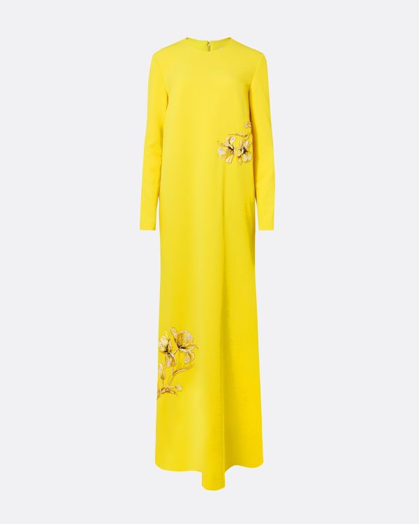 Naima Canary Long Dress - Image 5