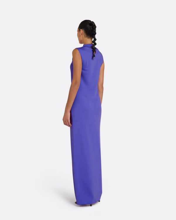 Iris Anemone Blue Long Dress - Image 2