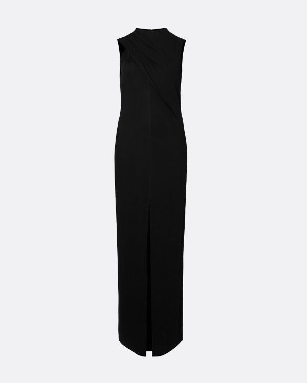 Iris Black Long Dress - Image 5