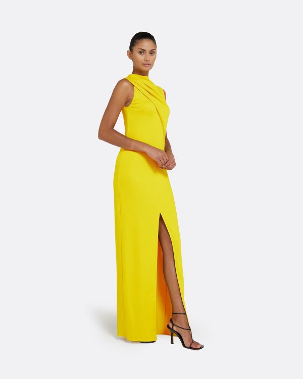 Iris Canary Long Dress - Image 4