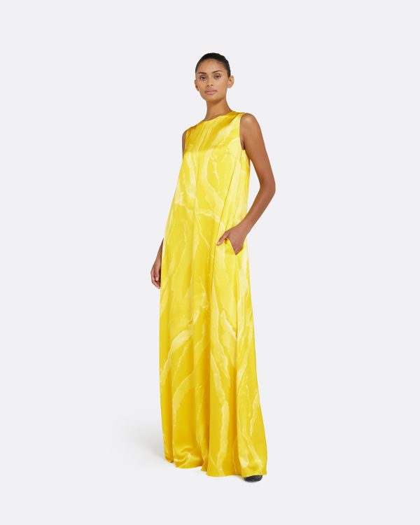 Carrara Canary Long Dress - Image 4