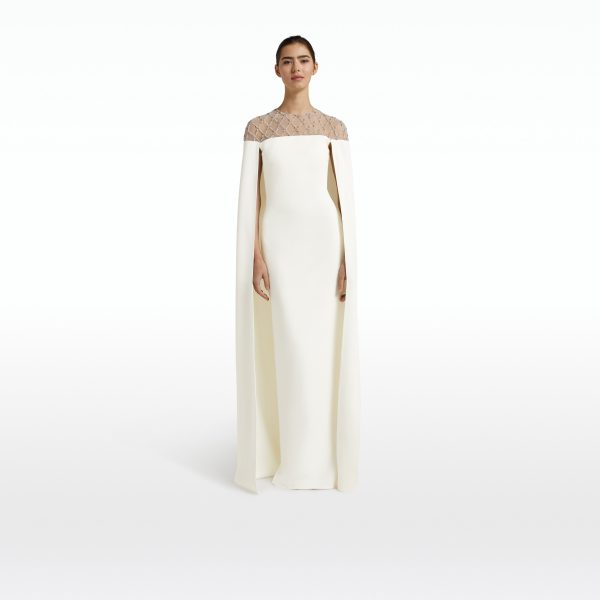 Ambere Ivory Long Dress - Image 6