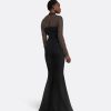 Clarence Black Long Dress - Image 2