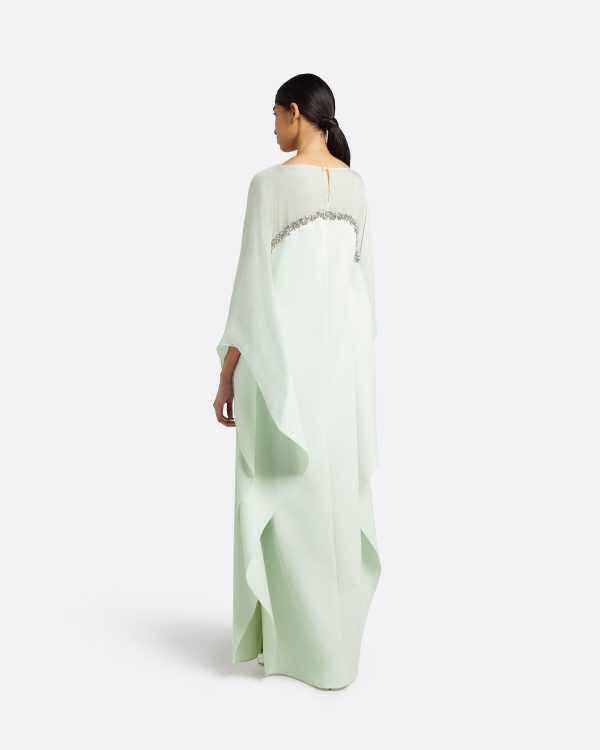 Alma Spearmint Long Dress - Image 2