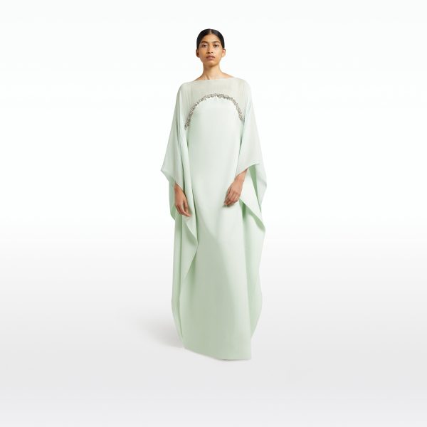 Alma Spearmint Long Dress - Image 6