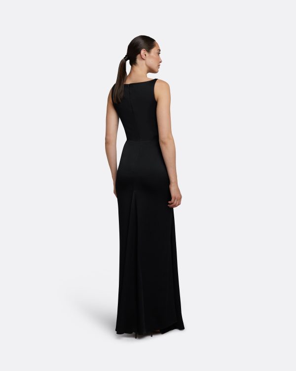 Bendetta Black Long Dress - Image 2