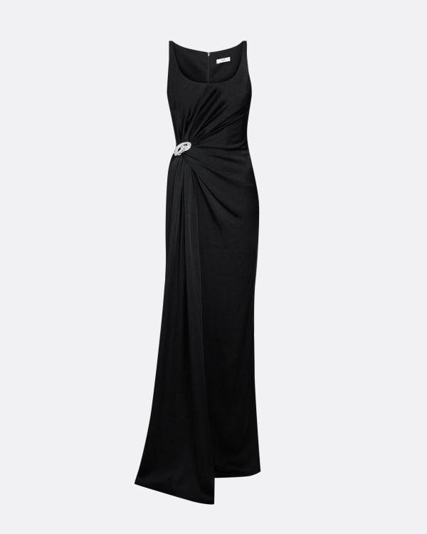 Bendetta Black Long Dress - Image 5