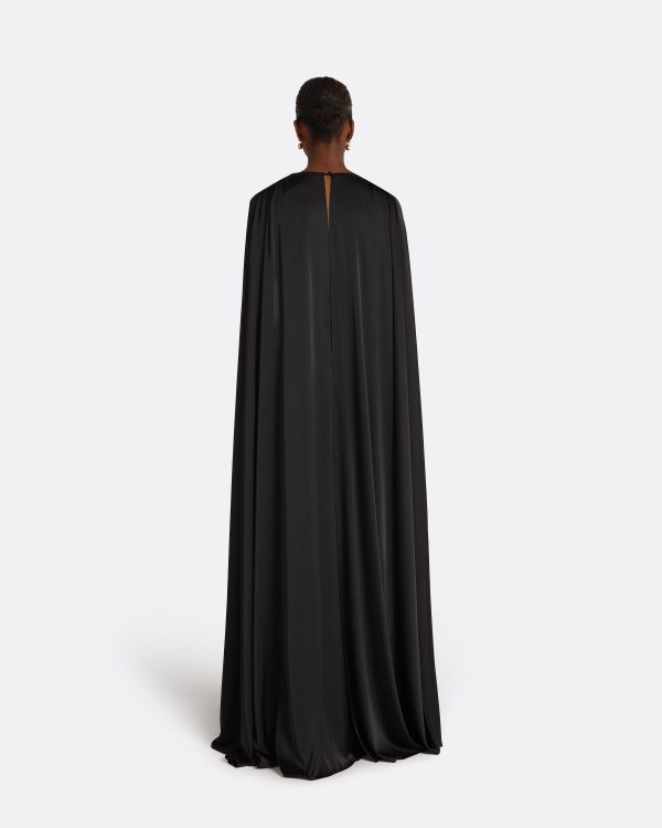 Bianca Black Long Dress - Image 2