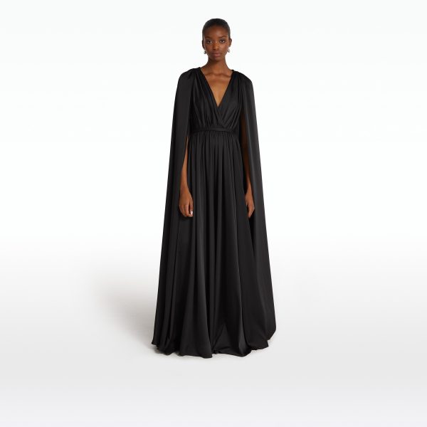 Bianca Black Long Dress - Image 6