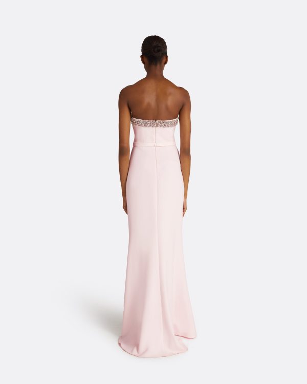 Donatella Barely Pink Long Dress - Image 2