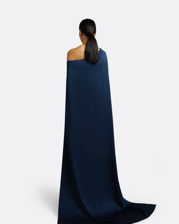 Cadenza Ink Blue Long Dress - Image 2