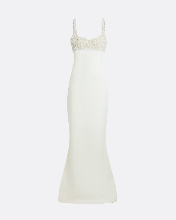 Beatriz Ivory Long Dress - Image 5