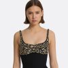 Beatriz Black & Celestial Scatter Embroidery Long Dress - Image 3