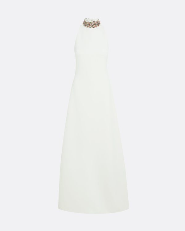 Priscilla Ivory Long Dress - Image 5