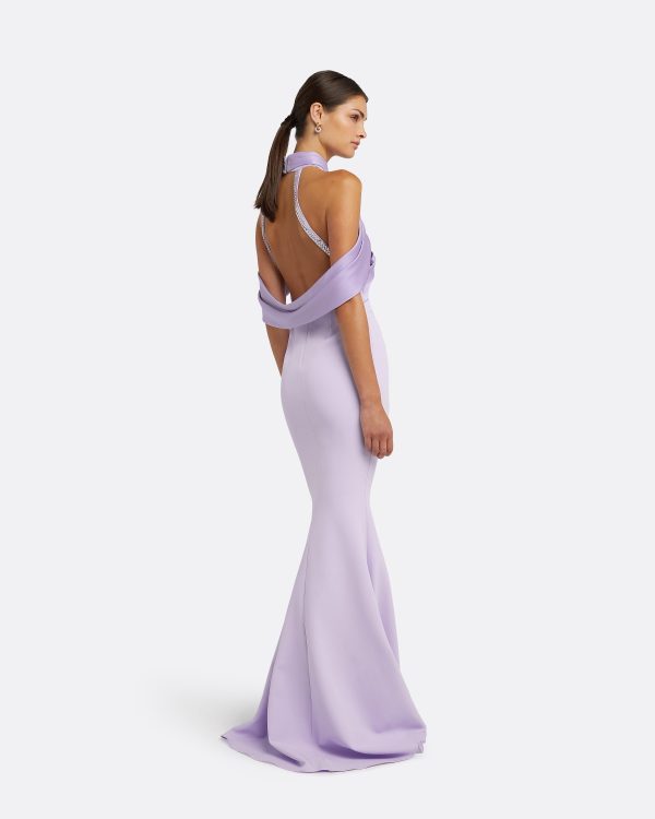 Louella Verbena Embroidered Long Dress - Image 2