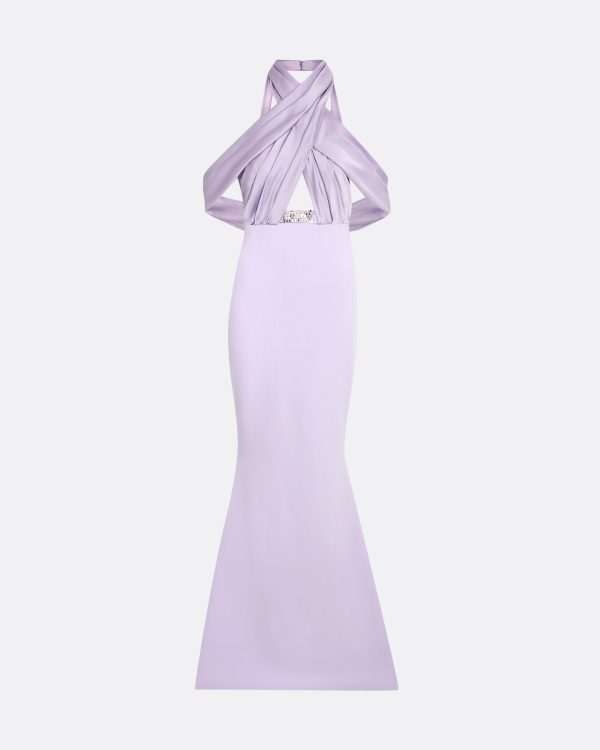Louella Verbena Embroidered Long Dress - Image 5