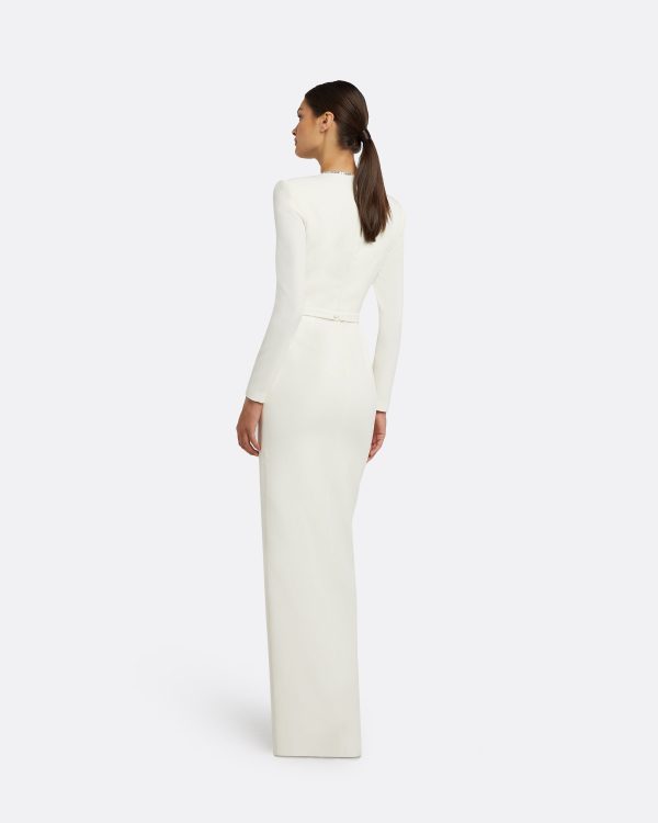 Ottavia Ivory Long Dress - Image 2