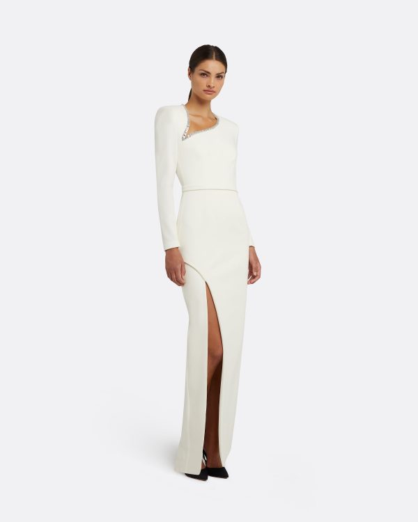 Ottavia Ivory Long Dress - Image 4