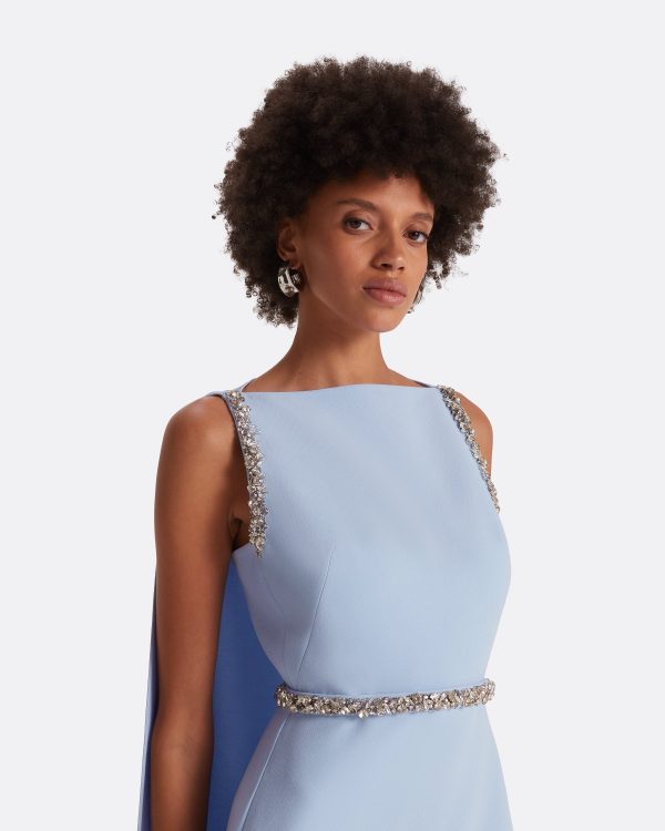 Ginevra Soft Sky Long Dress - Image 3