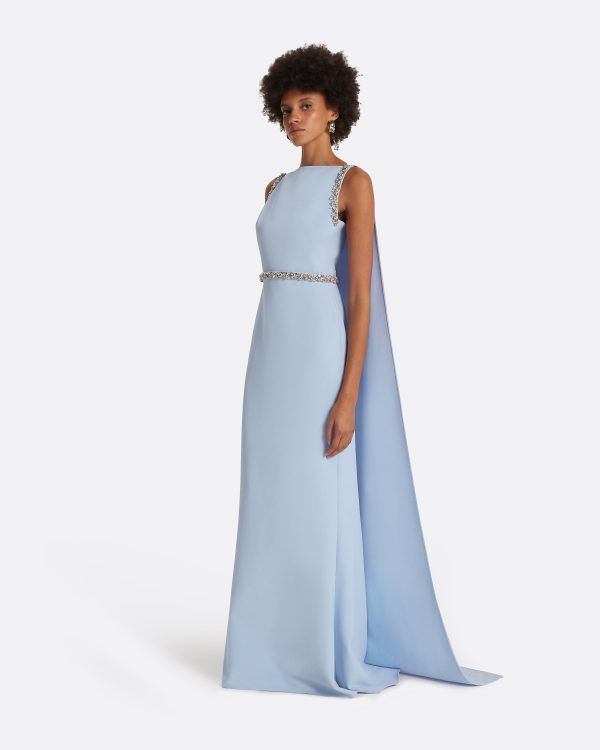 Ginevra Soft Sky Long Dress - Image 4