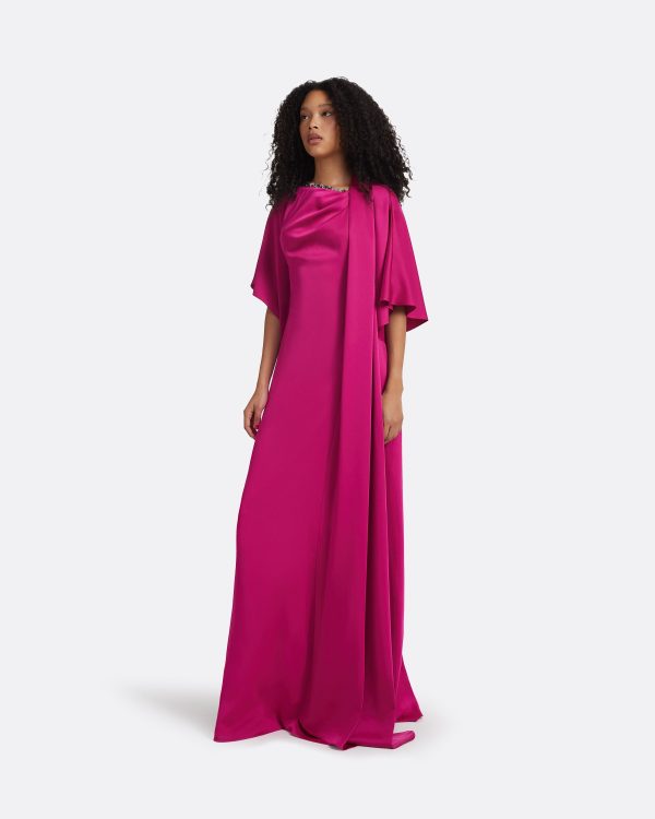 Reda Granita Embroidered Long Dress - Image 4