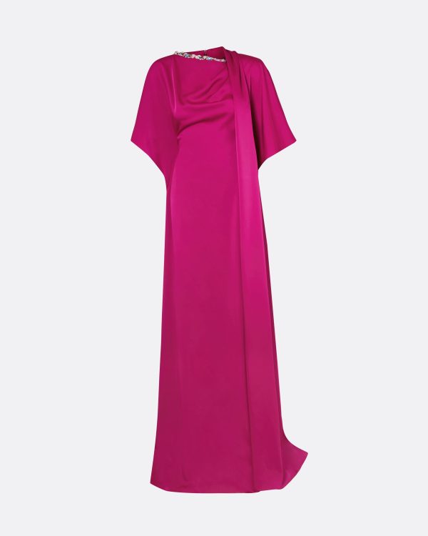 Reda Granita Embroidered Long Dress - Image 5