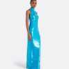 Viba Aquamarine Long Dress - Image 4