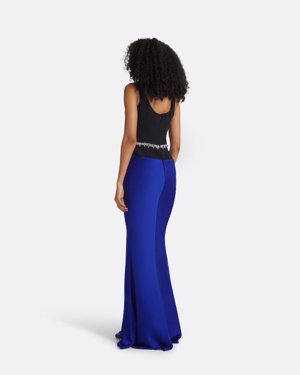 Marlena Embroidered Marrakech & Black Long Dress - Image 2