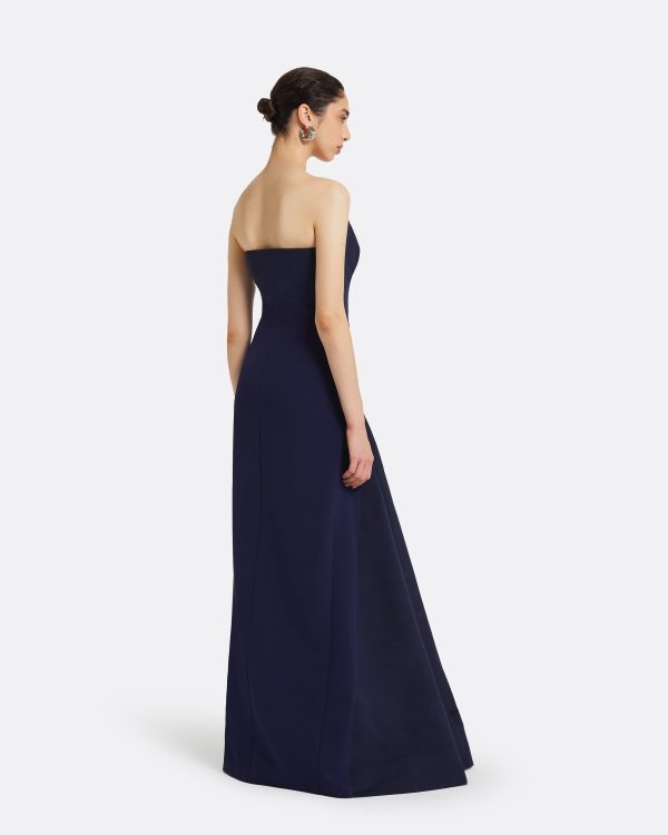 Bengi Azurite Blue Long Dress - Image 2