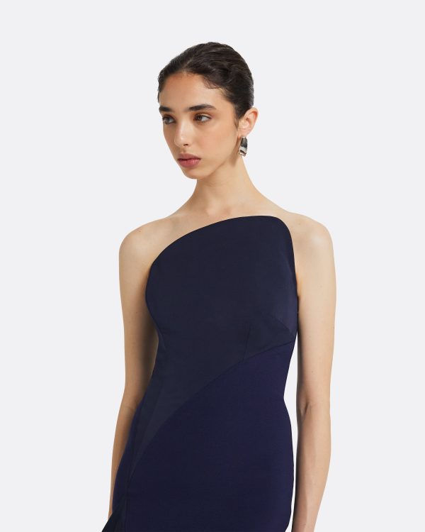 Bengi Azurite Blue Long Dress - Image 3