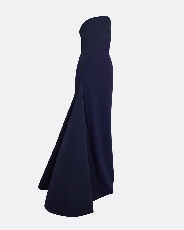 Bengi Azurite Blue Long Dress - Image 5
