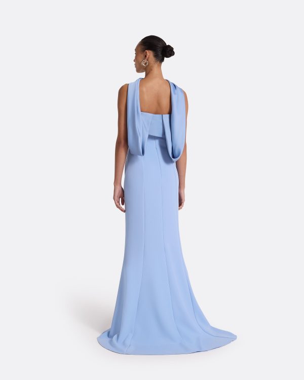 Roshana Carolina Blue Long Dress - Image 2