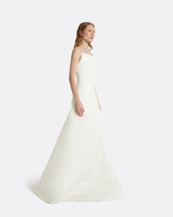 Pia Ivory Long Dress - Image 4