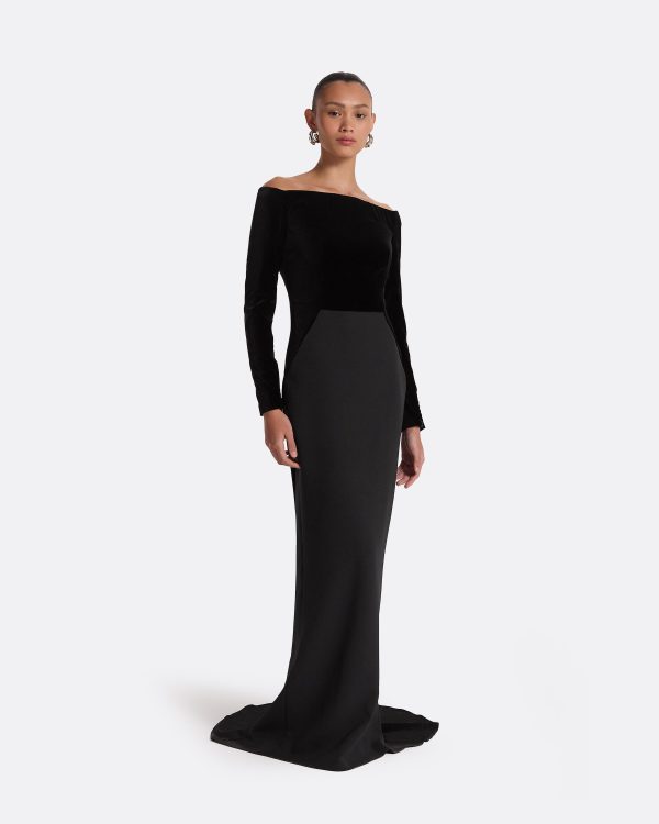 Pazienza Black Long Dress - Image 4