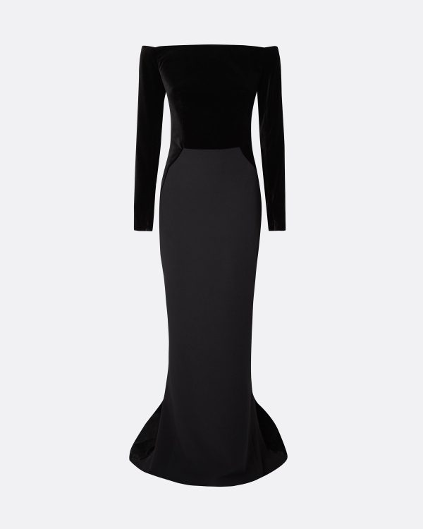 Pazienza Black Long Dress - Image 5