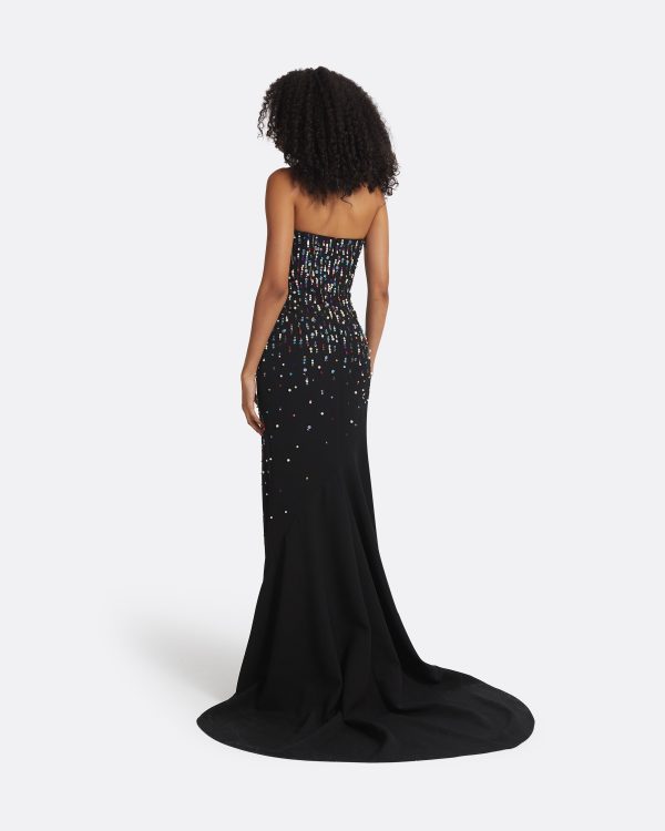 Sofie Black Long Dress - Image 2