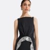 Bodrum Black Long Dress - Image 3
