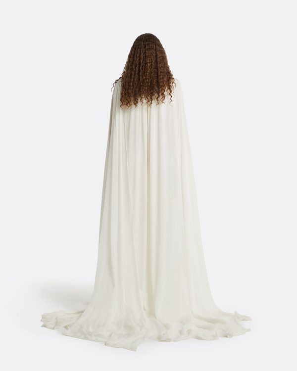Yulena Ivory Long Dress - Image 2