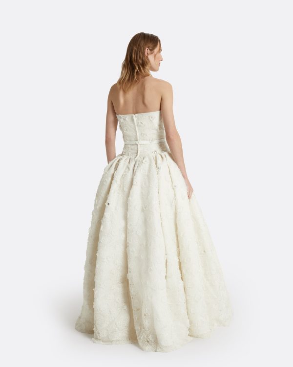 Seda Ivory Long Dress - Image 2