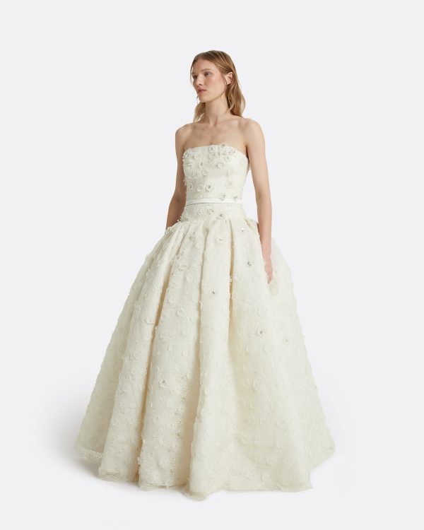 Seda Ivory Long Dress - Image 4