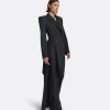 Elorena Charcoal Wool Jacket - Image 4