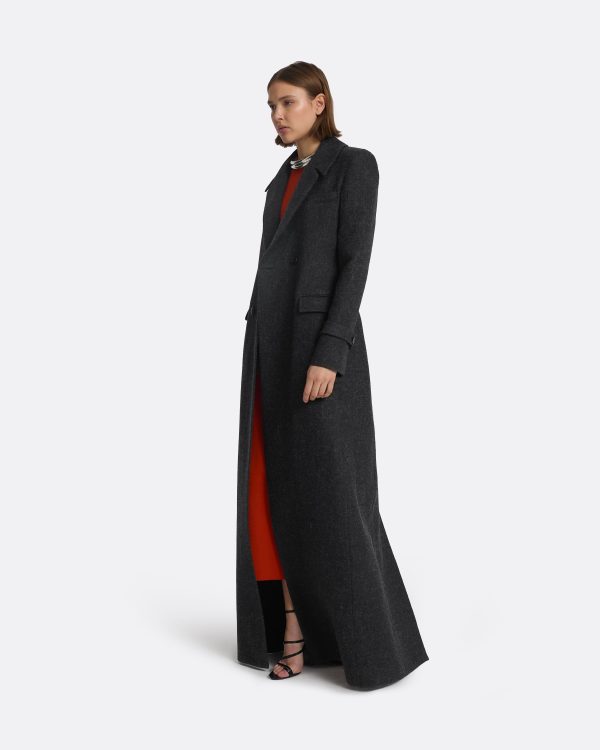 Marlena Speckled Grey Coat - Image 3