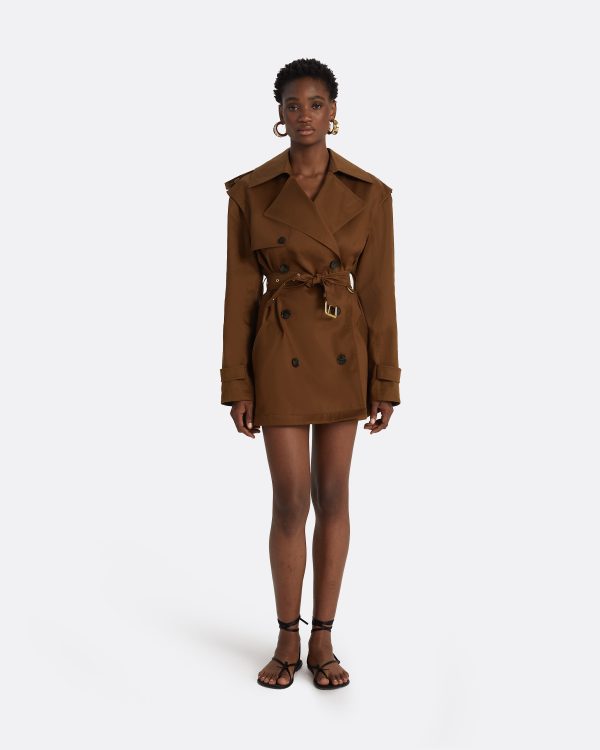Merrik Deep Brown Modular Coat - Image 2