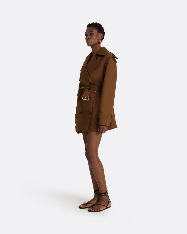 Merrik Deep Brown Modular Coat - Image 7