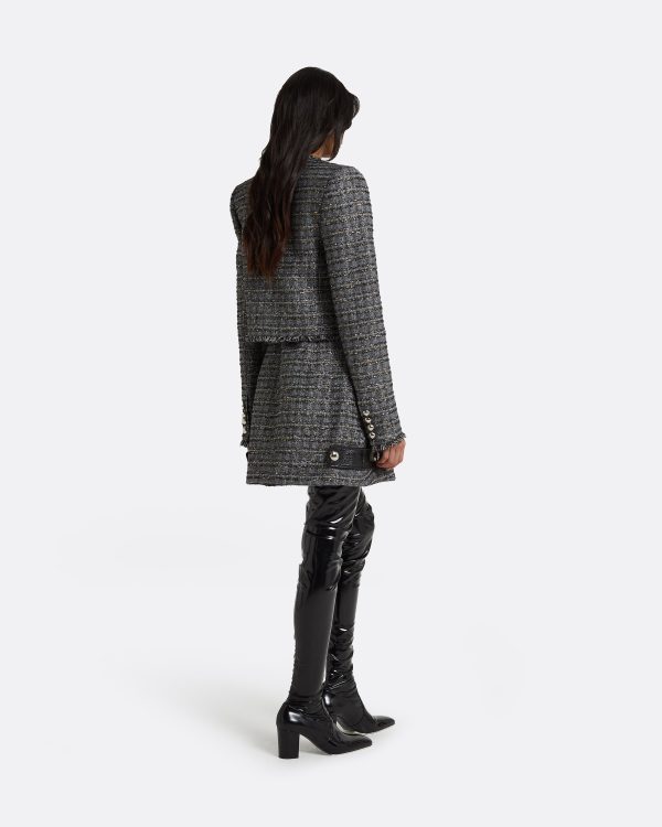Amelia Metallic Greyscale Jacket - Image 2