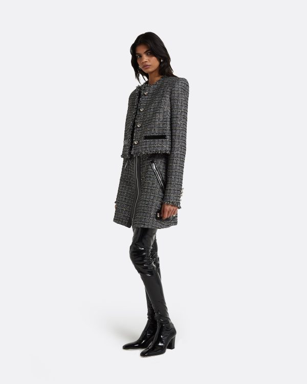 Amelia Metallic Greyscale Jacket - Image 4