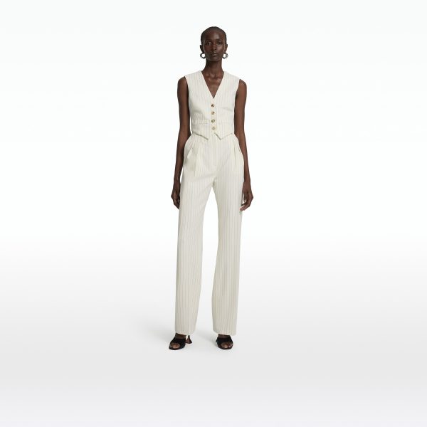 Lana Ivory Waistcoat - Image 6