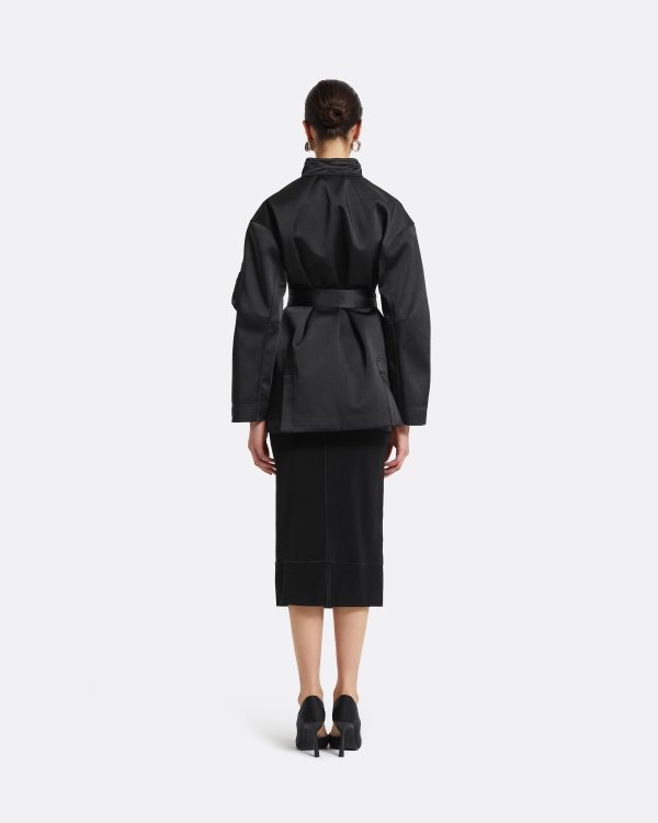 Ipek Black Jacket - Image 2