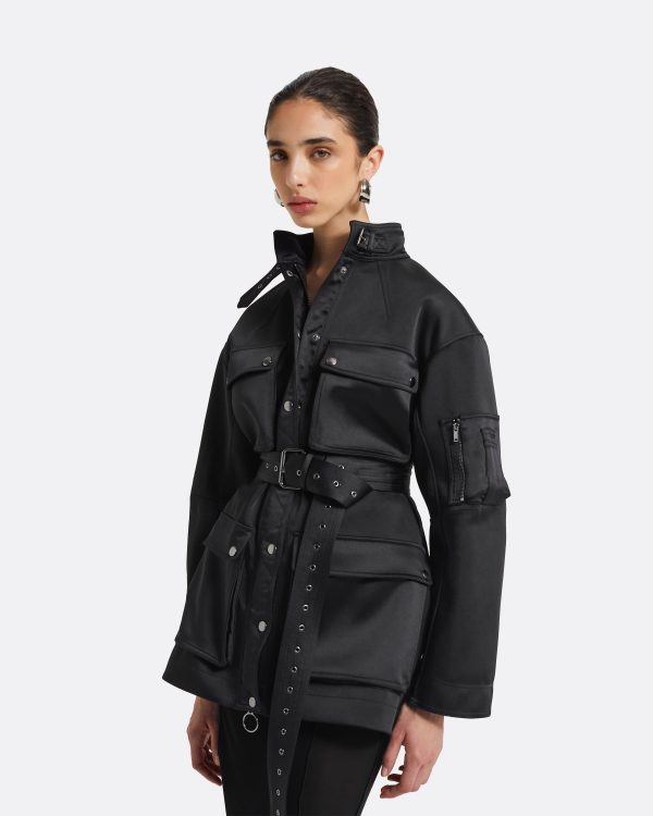 Ipek Black Jacket - Image 3