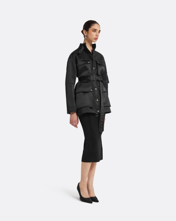 Ipek Black Jacket - Image 4